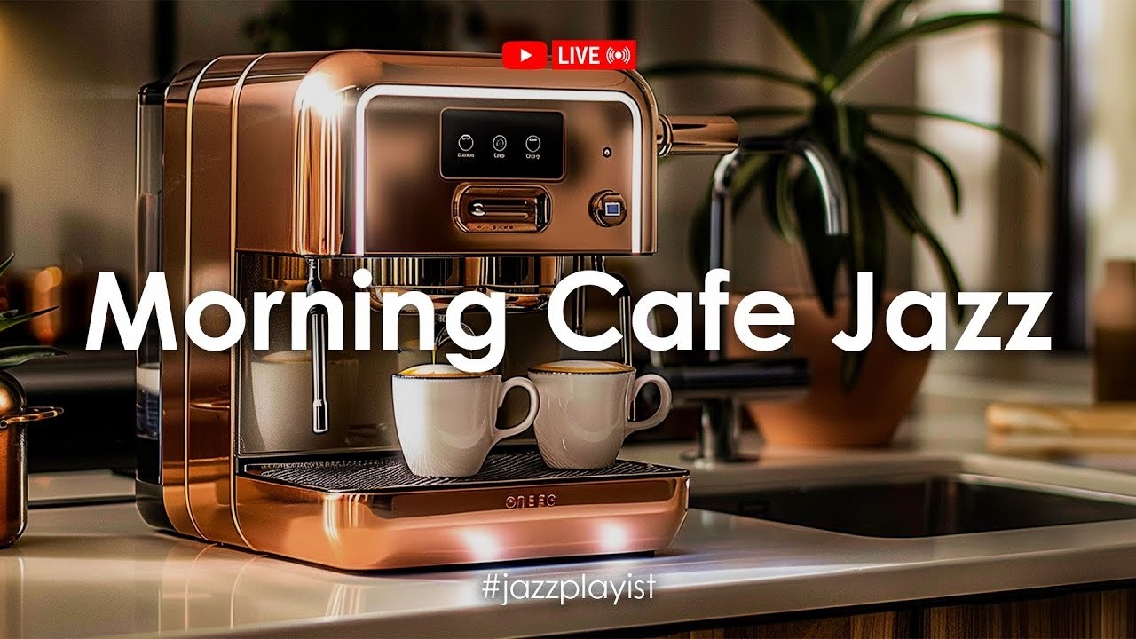 Morning Cafe Jazz ☕ Джаз для позитивного утреннего настроения - Фоновая музыка для учебы, работы