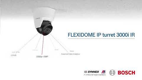 FLEXIDOME IP turret 3000i IR