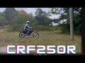 Beginner rider rides 250 dirt bike!!!