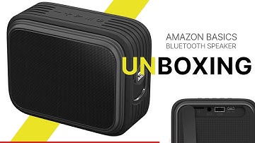 Unboxing 🔥 Amazon Basics Bluetooth Speakers
