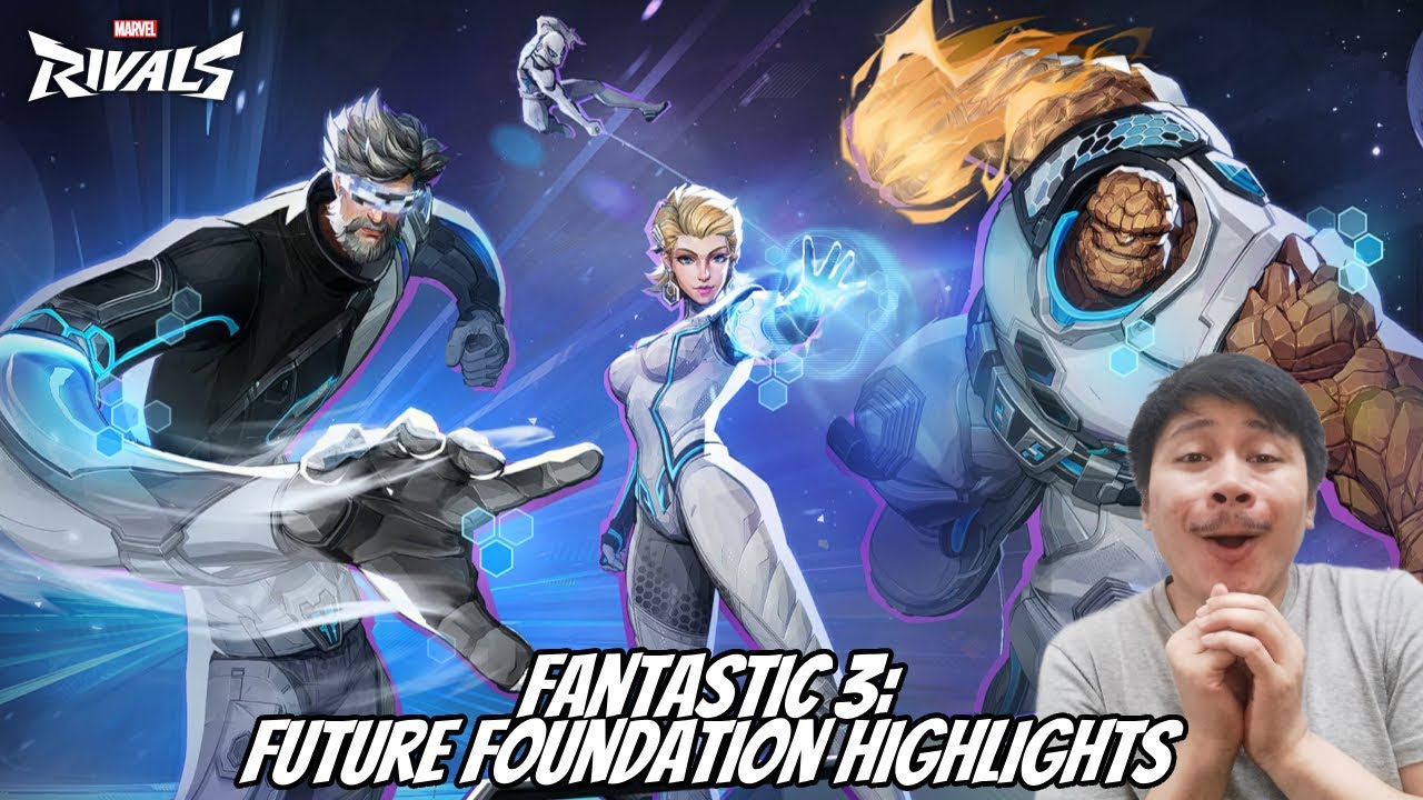 FANTASTIC 3: FUTURE FOUNDATION SKIN HIGHLIGHTS - MARVEL RIVALS l THE GOBLOKEST
