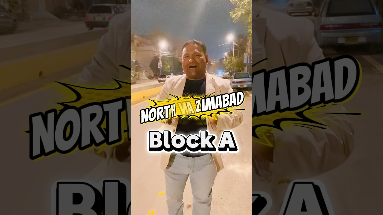 Which area of Karachi is this? North Nazimabad Block A