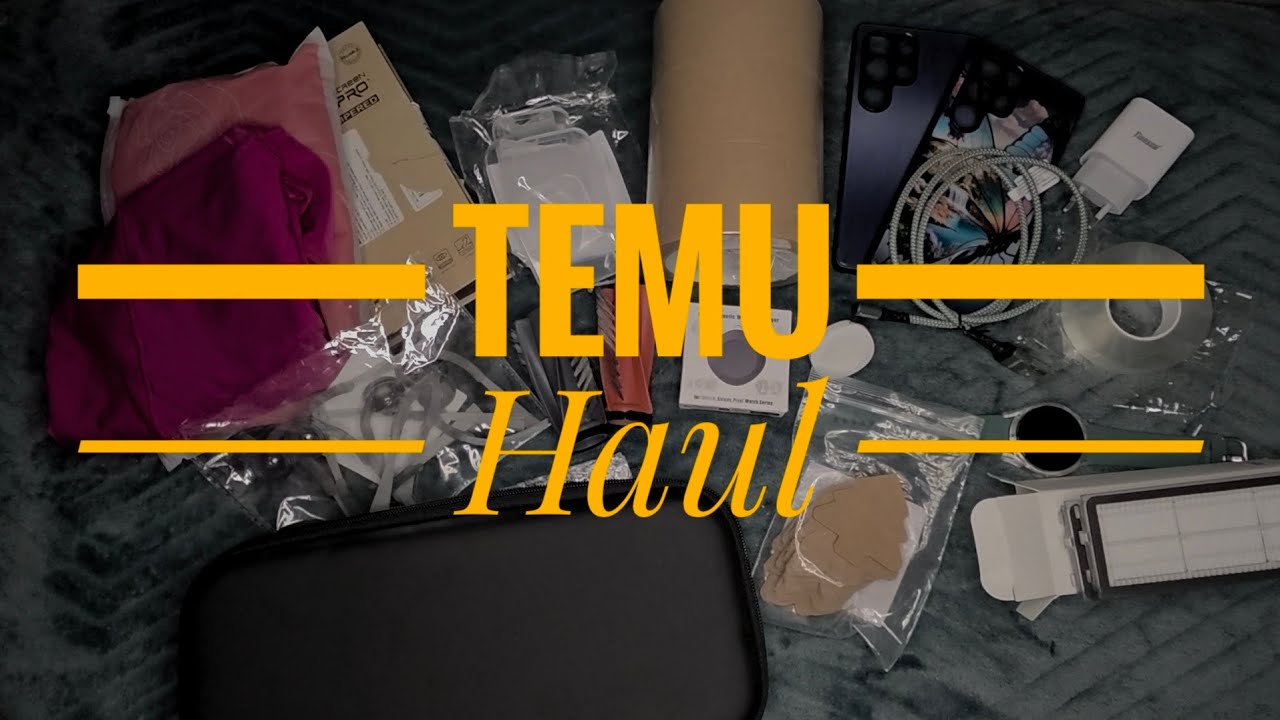 ASMR Temu Haul