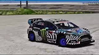 ripping Ken Blocks Focus at the Freedom Factory (BeamNG.Drive) screenshot 5