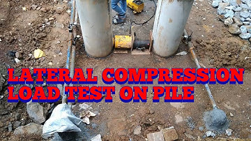 Lateral Compression Load Test on Pile