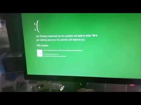 Video Your windows insider build ran into a problem and... - youtube