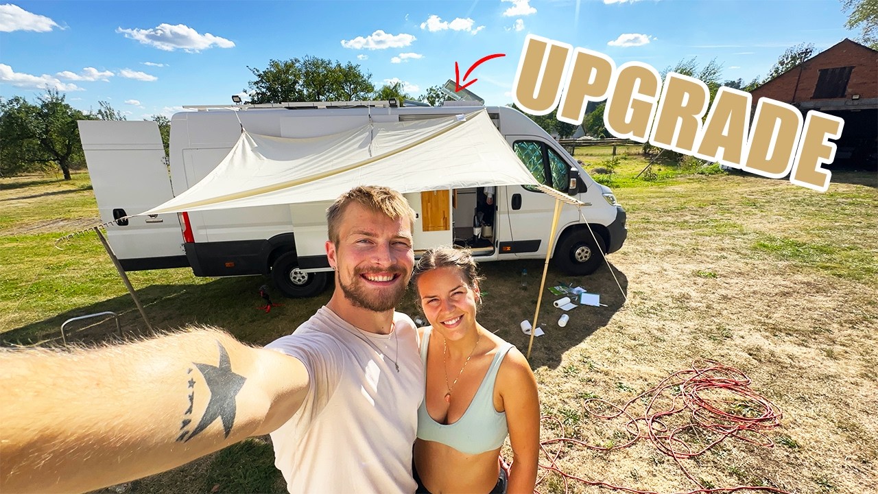 OPRAVUJEME naši OBYTNOU DODÁVKU před DALŠÍ CESTOU! 🚐