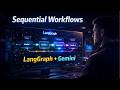 LangGraph Sequential Workflow Tutorial with Google Gemini |Beginner Friendly | 2026