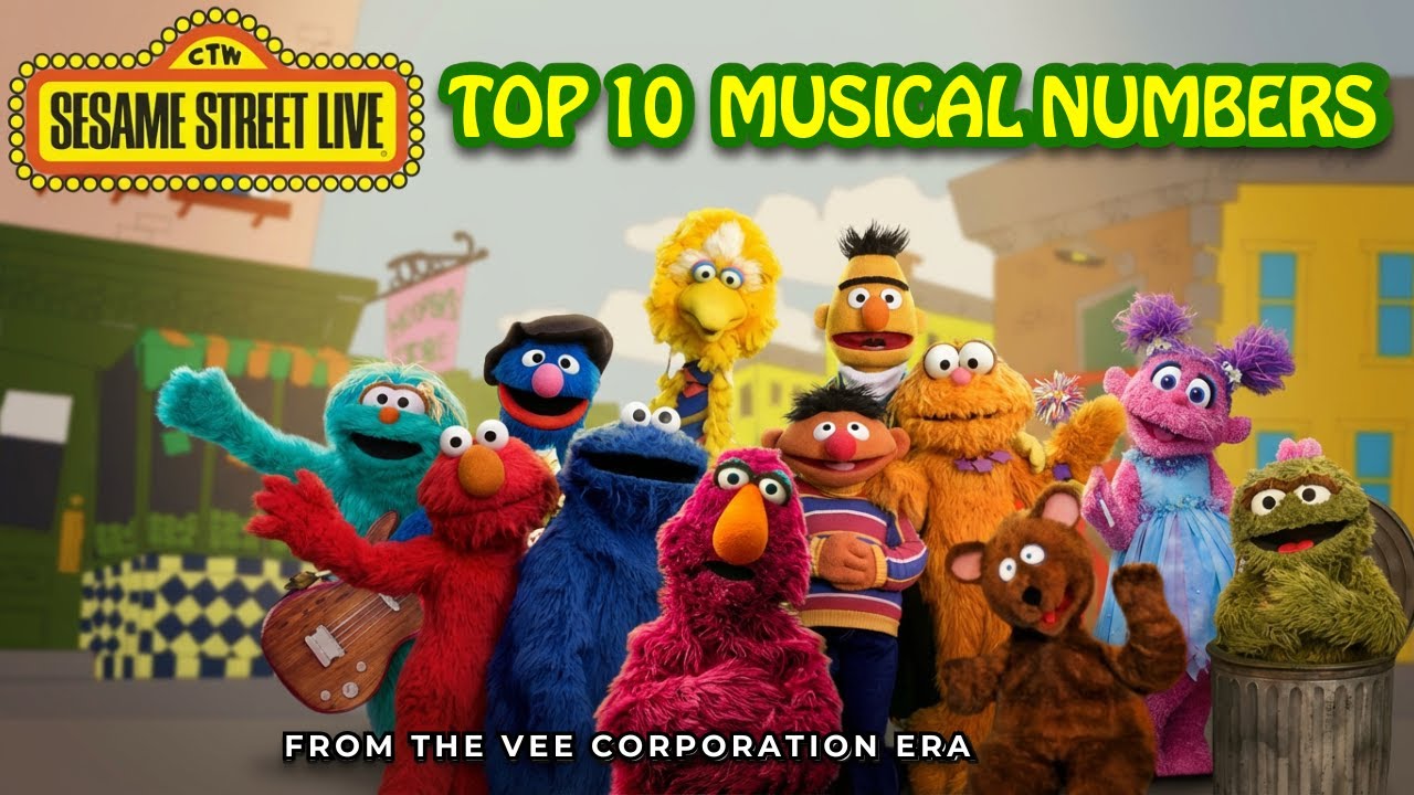 Top 10 Musical Numbers from Sesame Street Live! | Compilation - YouTube