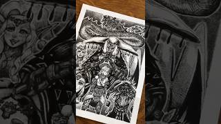 Against Demon King Dragon Ganon Illustration - Zelda TOTK