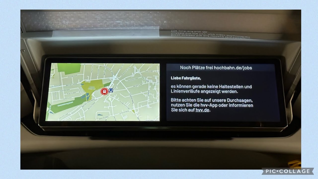 Türbereich frei machen lustig Ansage in Bus und Bahn des HVV Neue Ansage