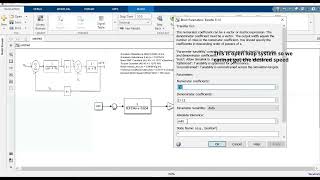 Open loop Simulation of DC motor using transfer function model