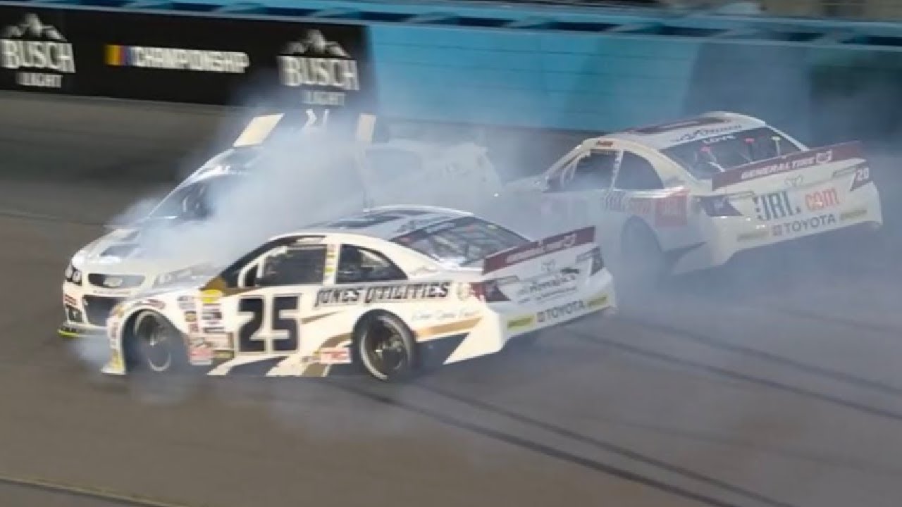 Leaders Crash - 2023 General Tire 150 - YouTube