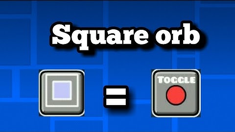 How to use square orb in geometry dash