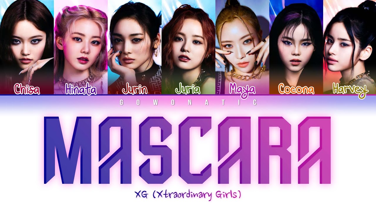 XG 'MASCARA' (Color Coded Lyrics) YouTube