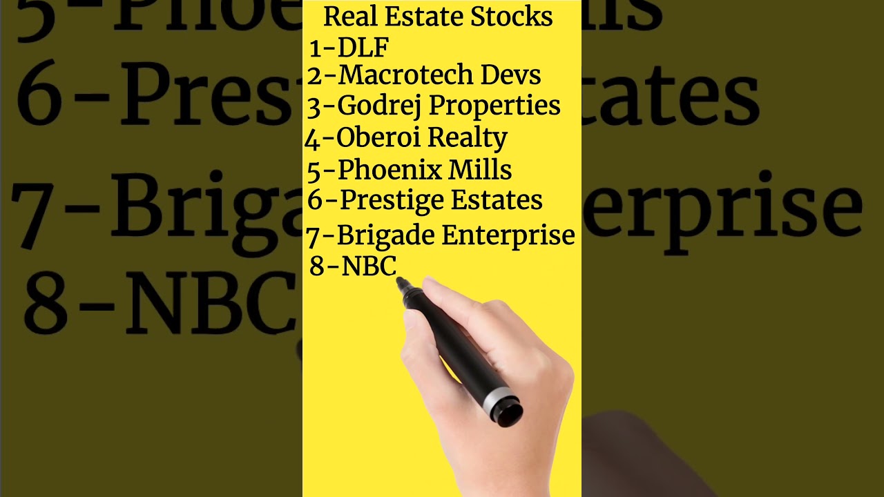 top real estate stocks || real estate stocks 