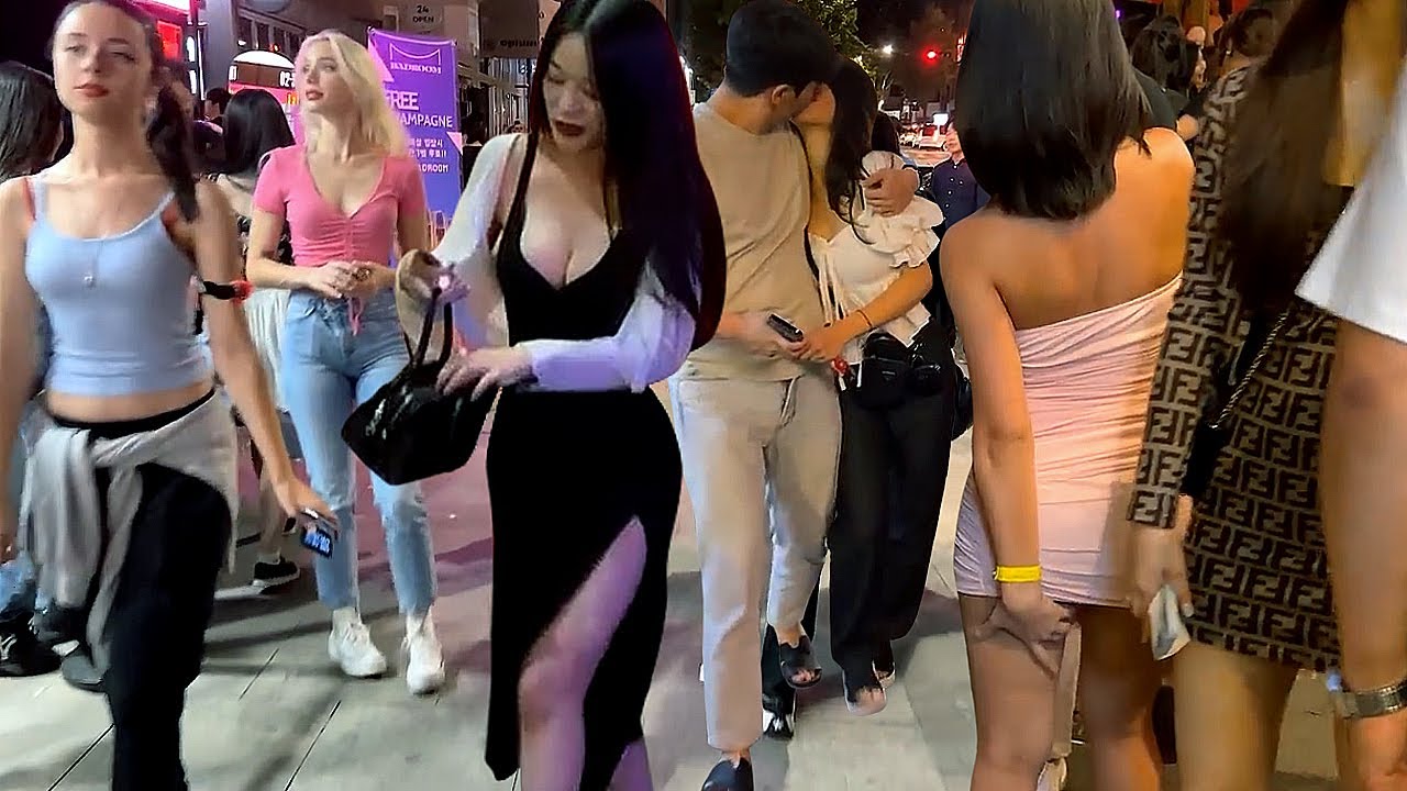 [4K] 새벽 3시에도 잠들지 않는 도시는 서울 이태원같은 곳이 또 있을까요????😎😎😎 # 이태원 # 서울 # 한국