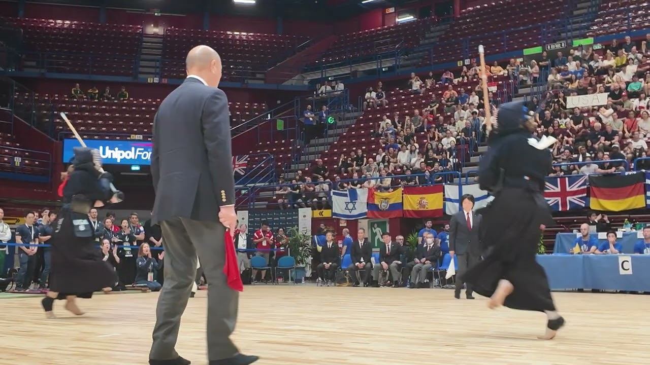 19WKC World Kendo Championship Women's Teams Usa vs France
