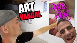 LOL! Hunter Biden Art Gallery GETS VANDALIZED By Peaceful Protestor!! Welcome To Clown World.