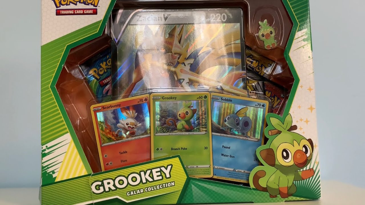 Opening Grookey Galar Collection Box