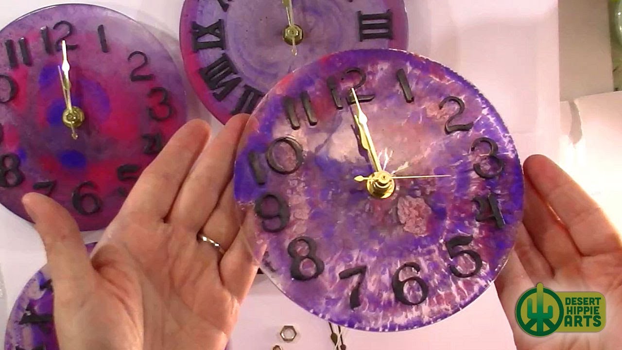 DIY How to Create Resin Clocks, a Step by Step Resin Art Tutorial