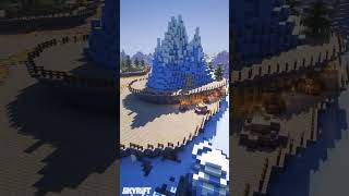 Expedition Outpost at the Ice Spikes | Minecraft Timelapse #Shorts