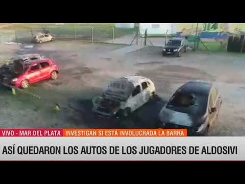 LAS MAFIAS DEL FÚTBOL: Aldosivi perdió y quemaron los autos de los jugadores