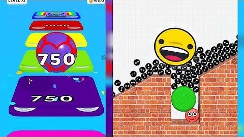 2048 Run & Merge Satisfying Games vs Hide Ball brain teaser games puzzle