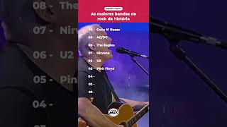 As 10 maiores bandas de rock de todos os tempos, segundo o ChatGPT 🔥