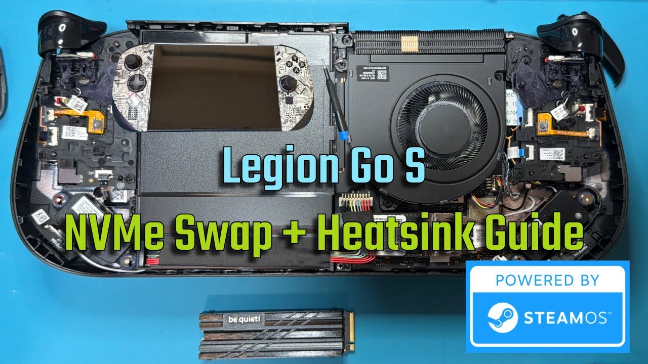 Legion Go S Storage + Heatsink Upgrade Guide!