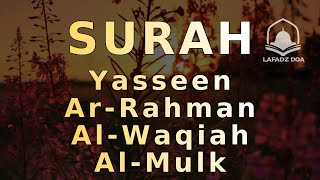 QURAN MERDU (YASSEN,ARRAHMAN,ALWAQIAH,ALMULK) Penenang Hati dan Pikiran | By Tareq Muhammad