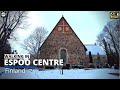 Cold Christmas Day Walk in Espoo Centre, Finland ( 25 December 2021 )