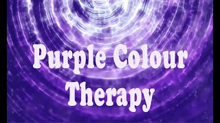Details Purple Colour Therapy 💜 Indigo Color Therapy 💜 Heal with Colors Update