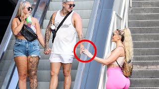 Touching Hands On The Escalator Prank 10