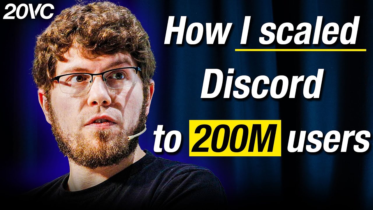 YouTube video by 20VC with Harry Stebbings