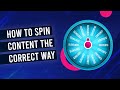 The Best Spinner - Advanced Article Spinner Techniques That Work