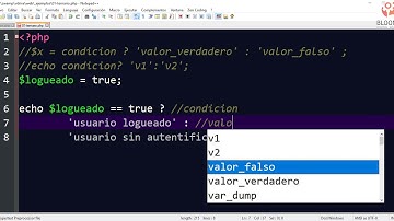 Curso BackEnd U1·19 - Operador ternario - PHP