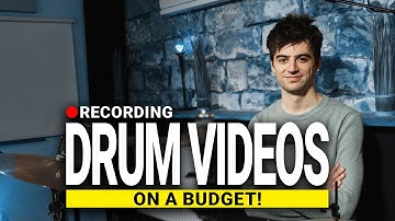 Recording Drum Videos At Home On a Budget 🥁📽️💸