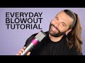 How To Use the Dyson Airwrap for an Everyday Blowout Hairstyle | Hair Tutorial | Jonathan Van Ness