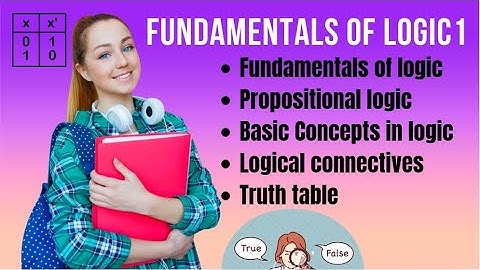 #maths#fundamentals of logic, logical connectives and truth table for BCA, BBA, BTech