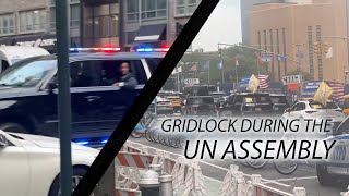Congestion in NYC from the United Nations General Assembly
