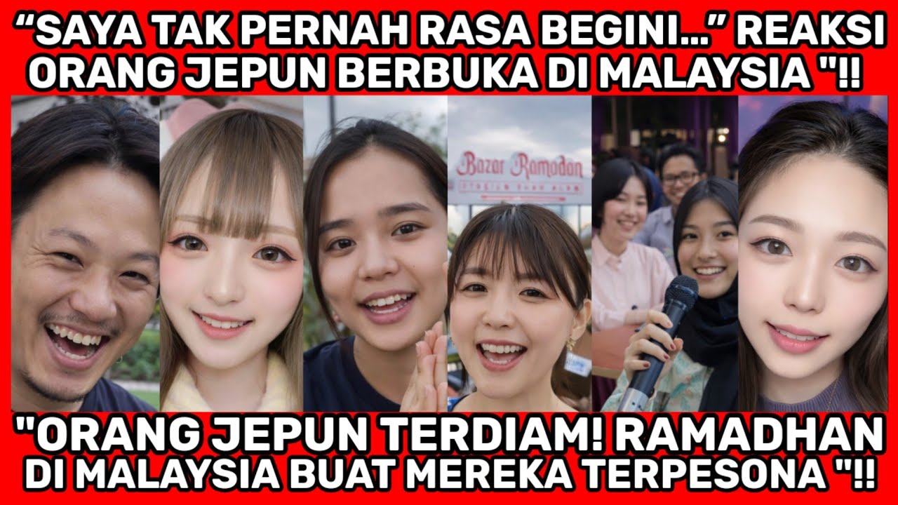 CULTURE SHOCK TERUK! ORANG JEPUN TAK SANGKA RAMADHAN DI MALAYSIA MACAM NI!
