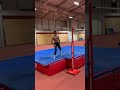 High Jump Training Session in Indoor Track Facility