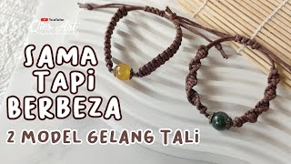 2 Ide Gelang Tali Kulit | Adjustable String Bracelet by Qies Art 390 views 9 months ago 10 minutes, 41 seconds