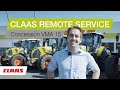 Claas remote service  nous sommes l o vous tes