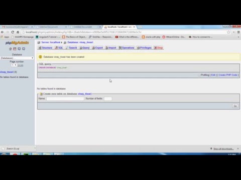 Learn How to import/export database in php