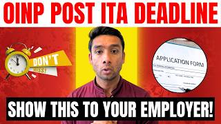 Received Your Ita For Oinp? - Dont Miss This Important Deadline