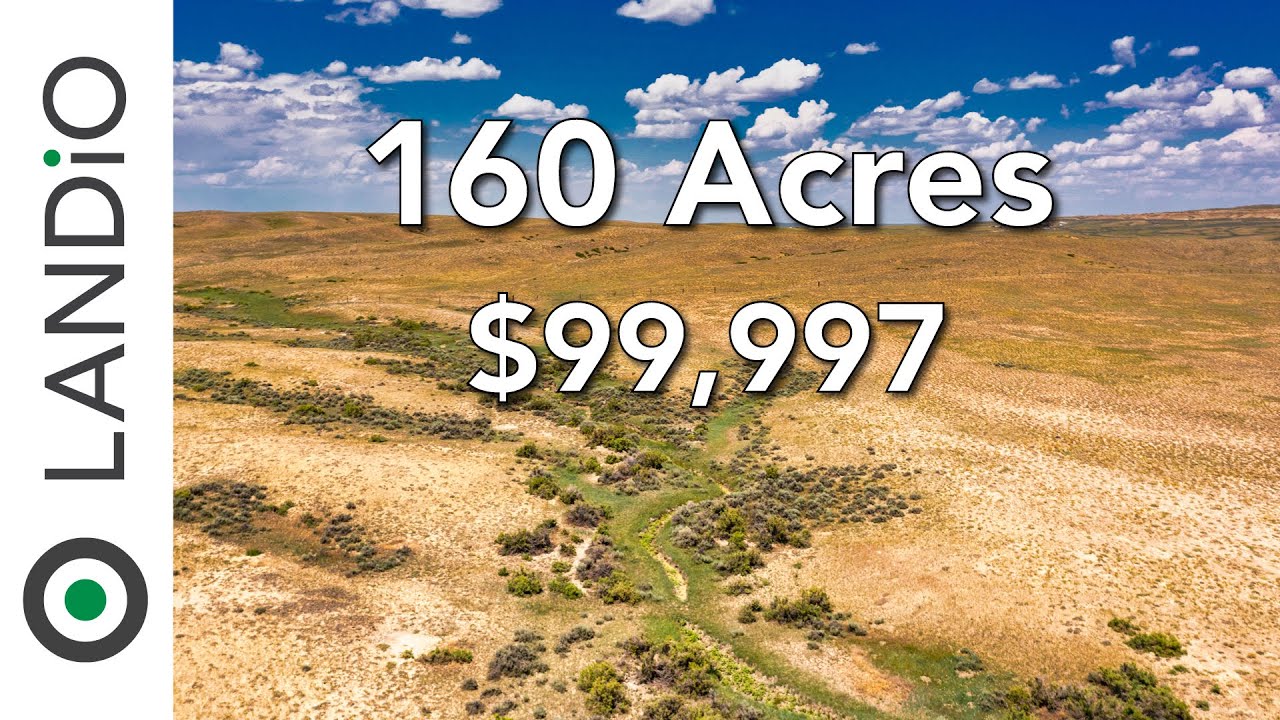 SOLD by LANDiO • 160 Acres of Wyoming Land for Sale near Casper YouTube