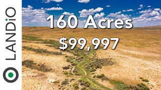 SOLD by LANDiO • 160 Acres of Wyoming Land for Sale near Casper