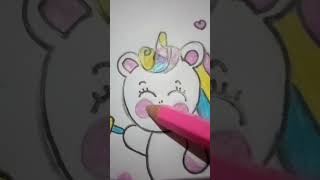 Kawaii cute unicorn drawing ☺️